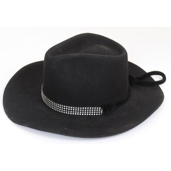 Vintage 80s Miss Bierner Michael Howard 100% Wool Rhinestone Band Ladies Hat U.S main image 8